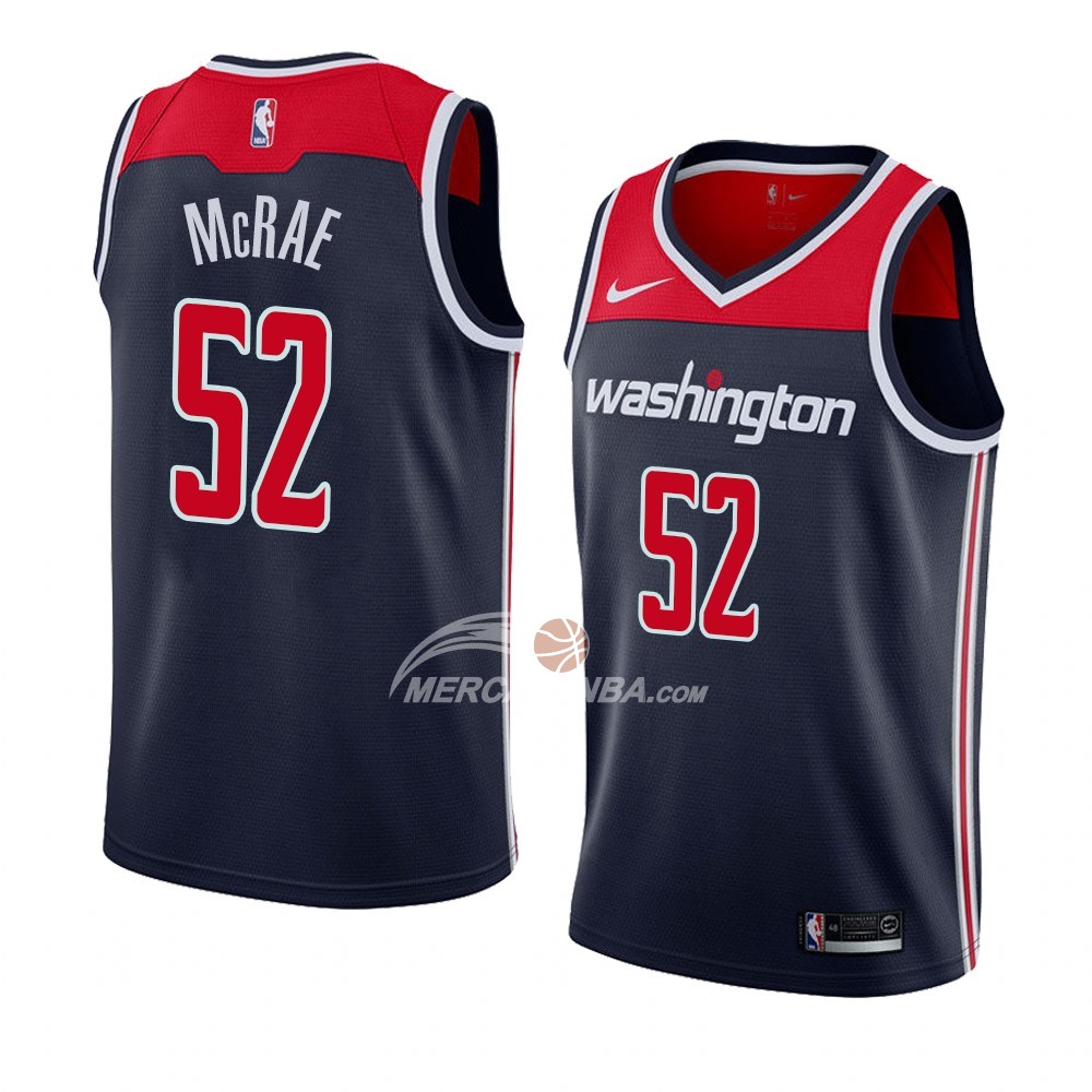 Maglia Washington Wizards Jordan Mcrae Statement 2018 Nero
